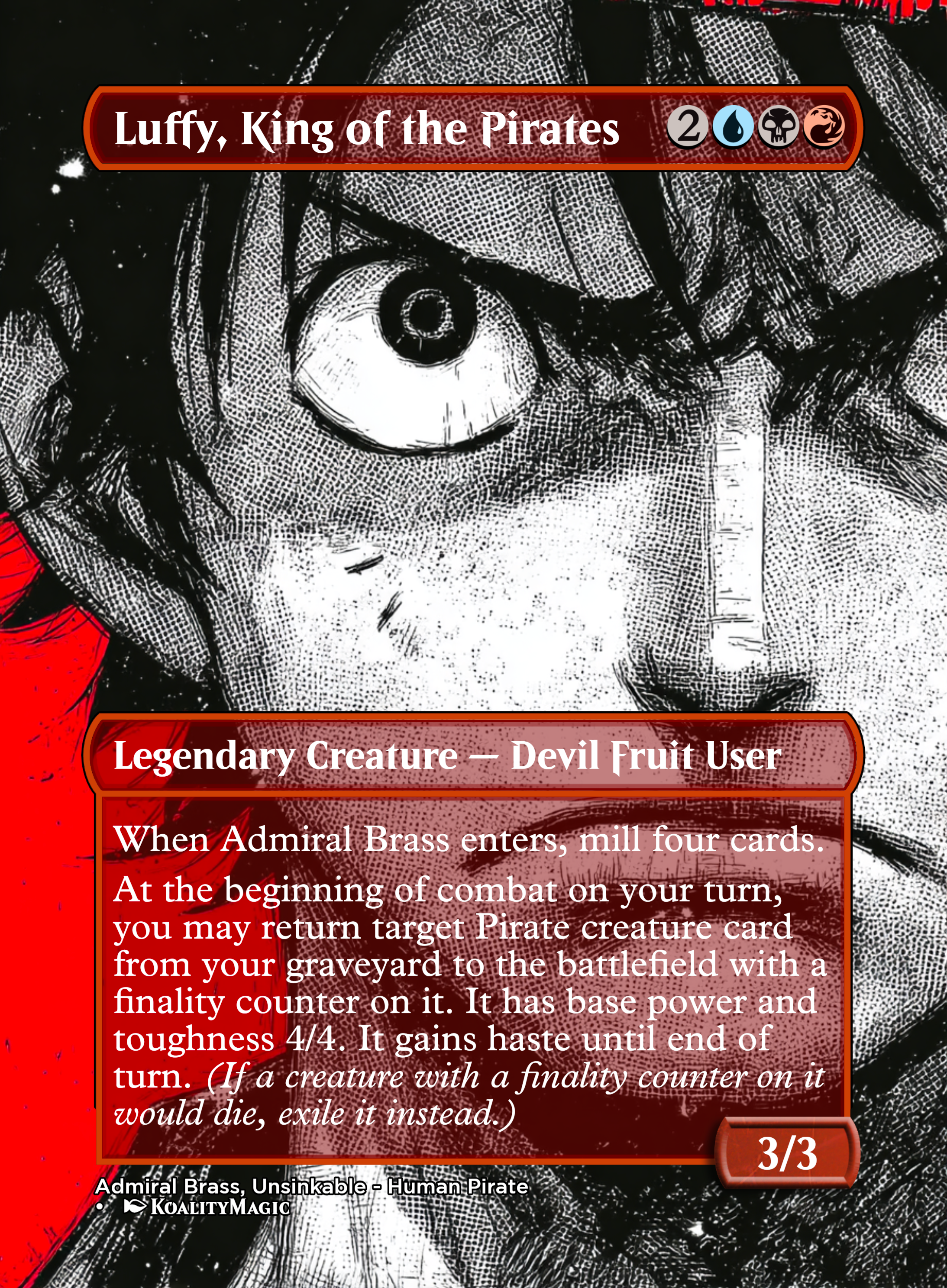 Luffy, King of the Pirates